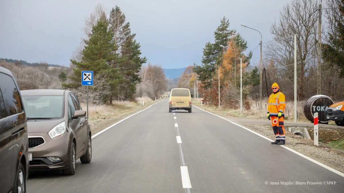 Inwestycje drogowe w Bieszczadach