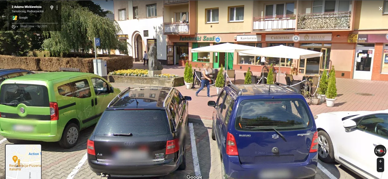 Google Street View - zdjęcia z 2021 roku z Tarnobrzega