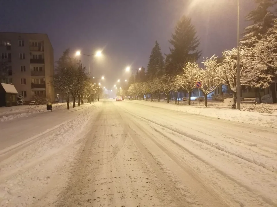 Atak zimy na Podkarpaciu