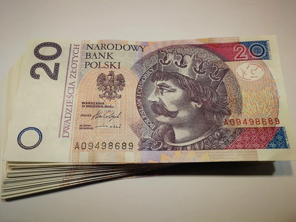 Pieniądze znalezione na ulicy Batorego w Rzeszowie  14.11.2022