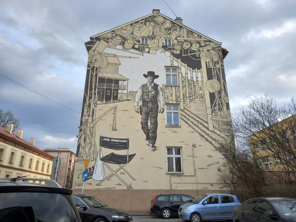 Mural "W samo południe"