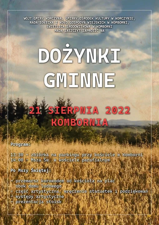 Koncerty, festiwale, dożynki - sprawdź, co będzie się działo w weekend 19-21 sierpnia