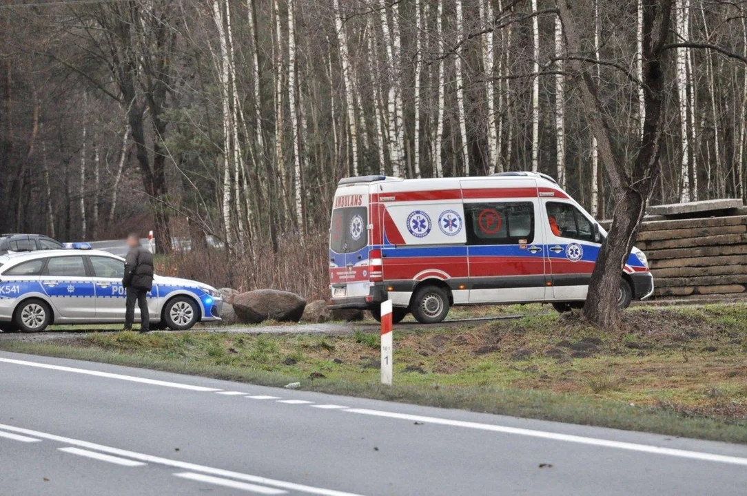 Wypadek na DK9 między Zarębkami a Cmolasem