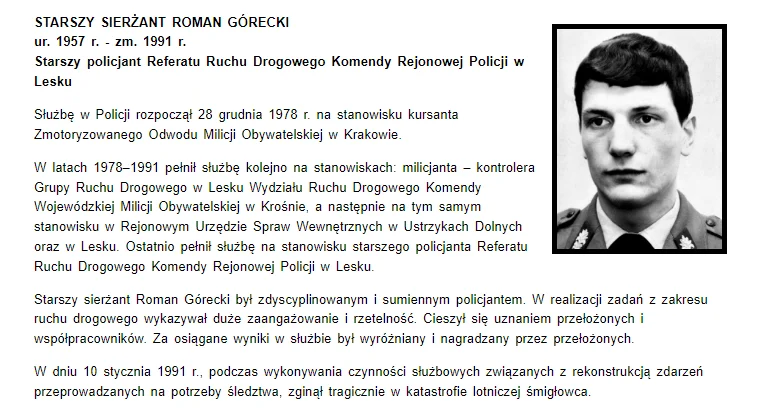 STARSZY SIERŻANT ROMAN GÓRECKI