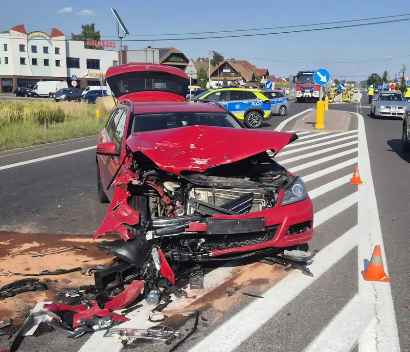 Wypadek pod Rzeszowem