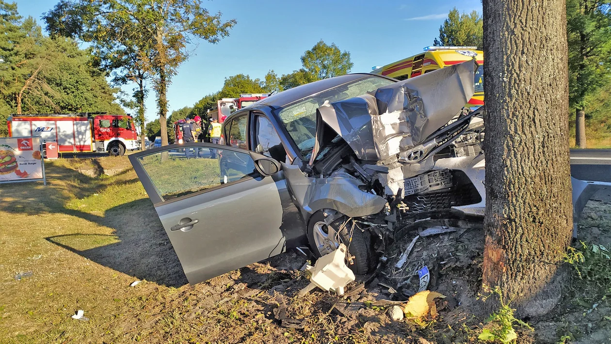 Wypadek w Widełce na DK9. Utrudnienia na drodze relacji Rzeszów - Tarnobrzeg [ZDJĘCIA] - Zdjęcie główne