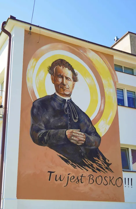 Mural w Trześni