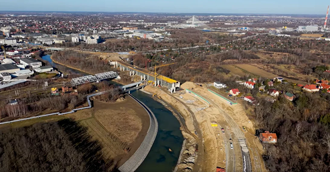 Wisłokostrada coraz bliżej. Tak się prezentuje plac budowy z lotu ptaka