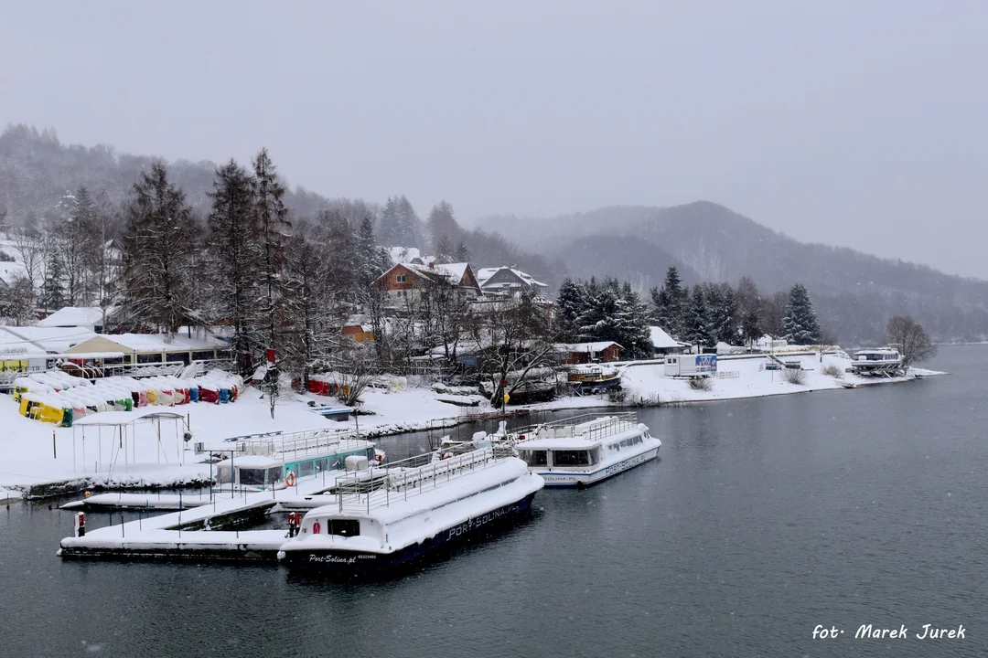 Polańczyk i Solina w zimie