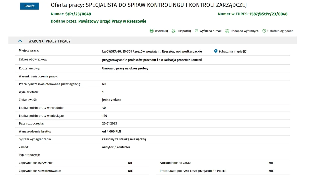 Praca na Podkarpaciu. Są oferty z wynagrodzeniem powyżej 5 tysięcy złotych brutto