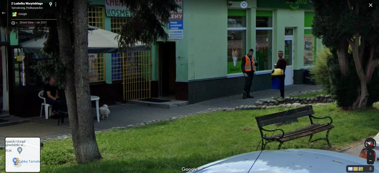 Google Street View - zdjęcia z 2021 roku z Tarnobrzega