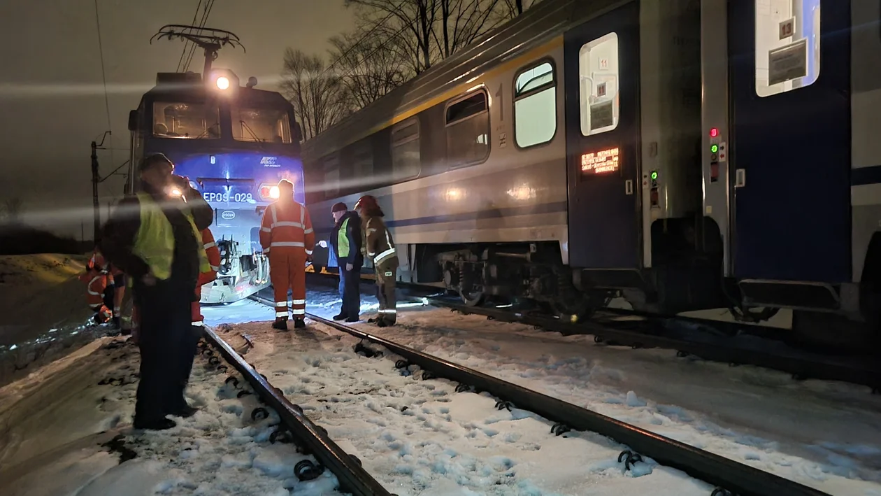 Zderzenie pociągu PKP Intercity z dzikami. 150 pasażerów zostało ewakuowanych