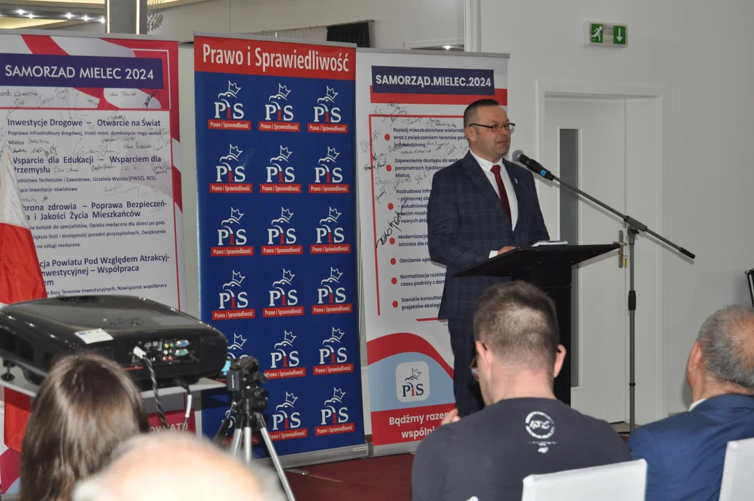 Spotkanie kandydatów Prawa i Sprawiedliwości w Mielcu