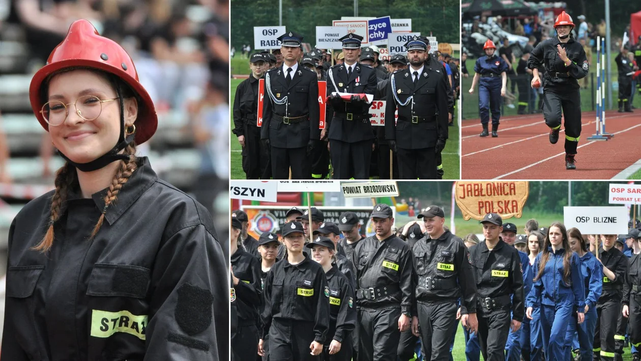 Trwają wojewódzkie zawody pożarnicze Ochotniczych Straży Pożarnych w Kolbuszowej. Do rywalizacji stanęło 48 najlepszych jednostek OSP z Podkarpacia [ZDJĘCIA] - Zdjęcie główne