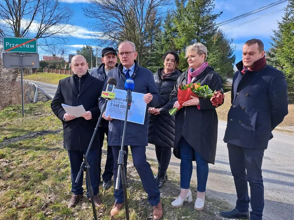 Przyznanie dotacji rządowej na zabezpieczenie osuwiska w Podolu