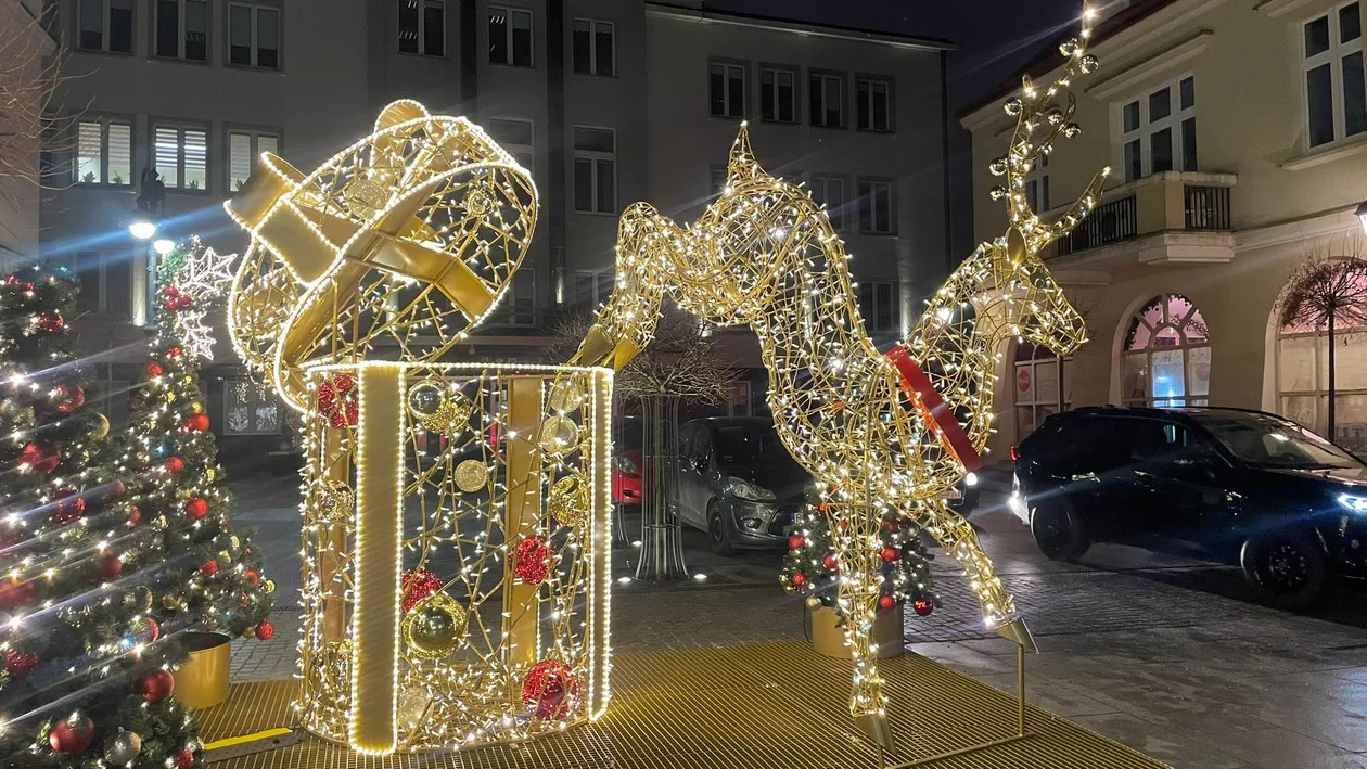 Oświetlenie świąteczne w centrum Rzeszowa