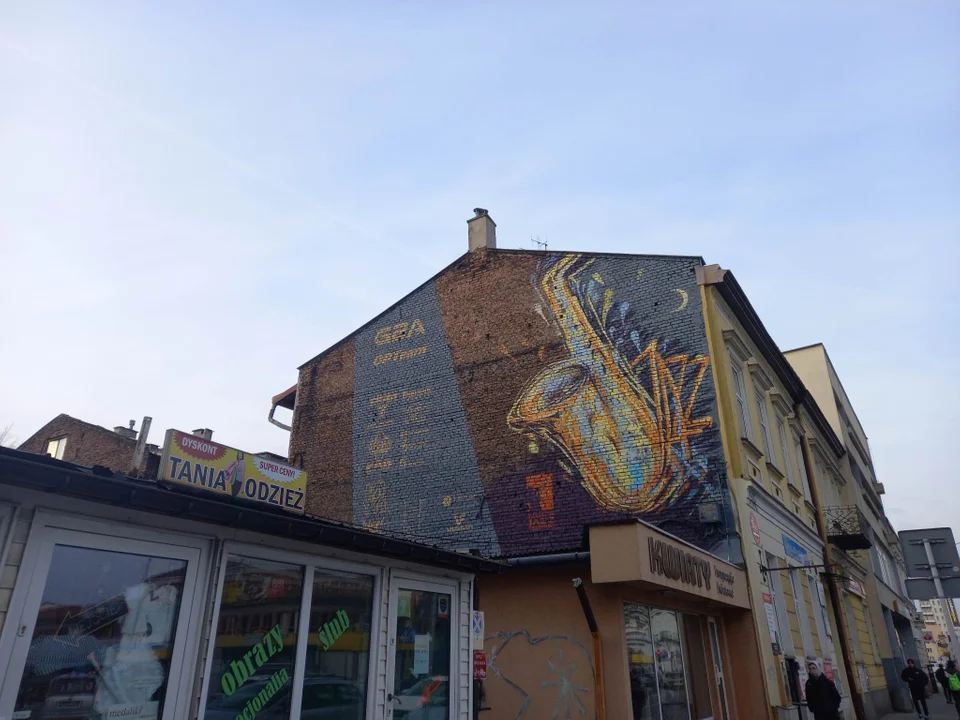 Mural Saksofon