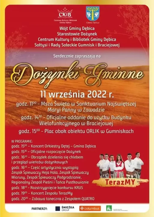 Imprezy w Rzeszowie i okolicach 10.09 - 11.09