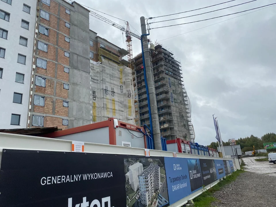 Budowa na osiedlu Projektant w Rzeszowie