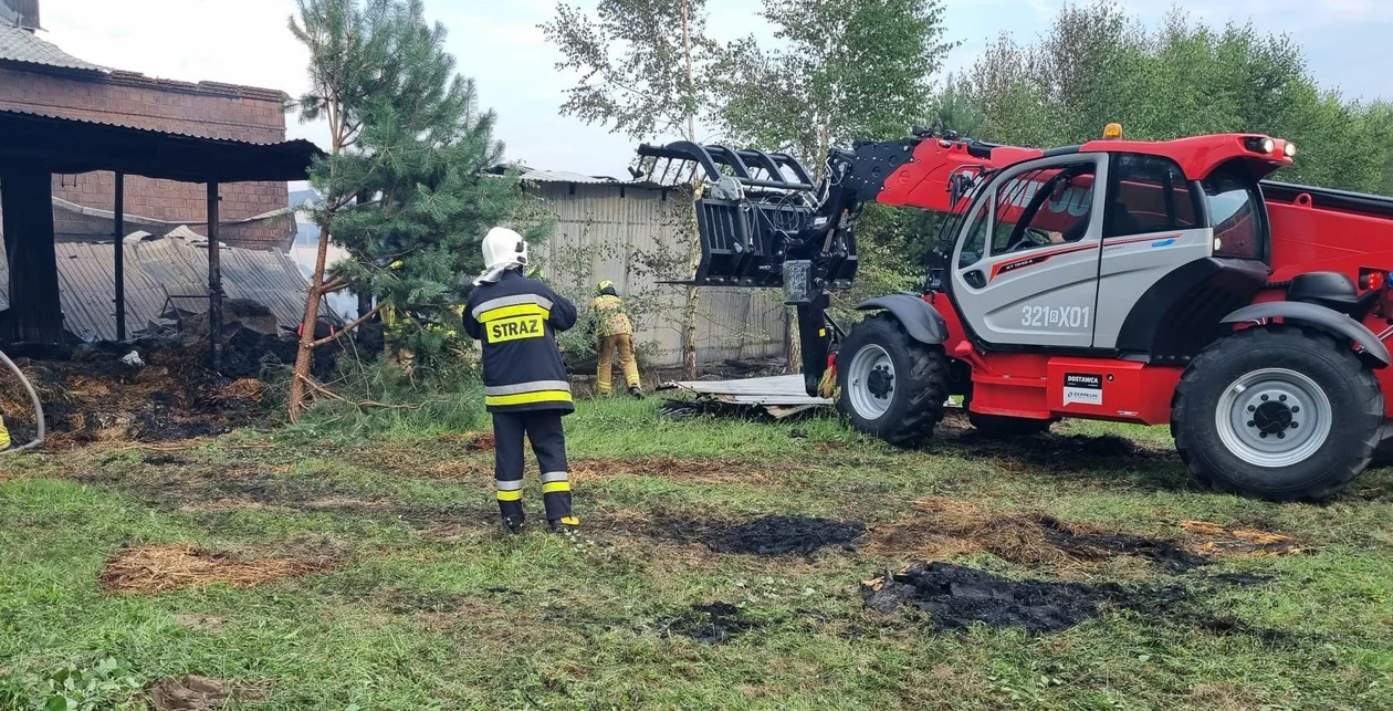 Pożar w Tajęcinie - skutki, zniszczenia