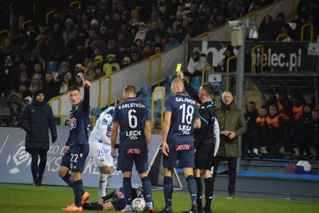 PKO BP Ekstraklasa: Stal Mielec - Lech Poznań - wydarzenia na boisku