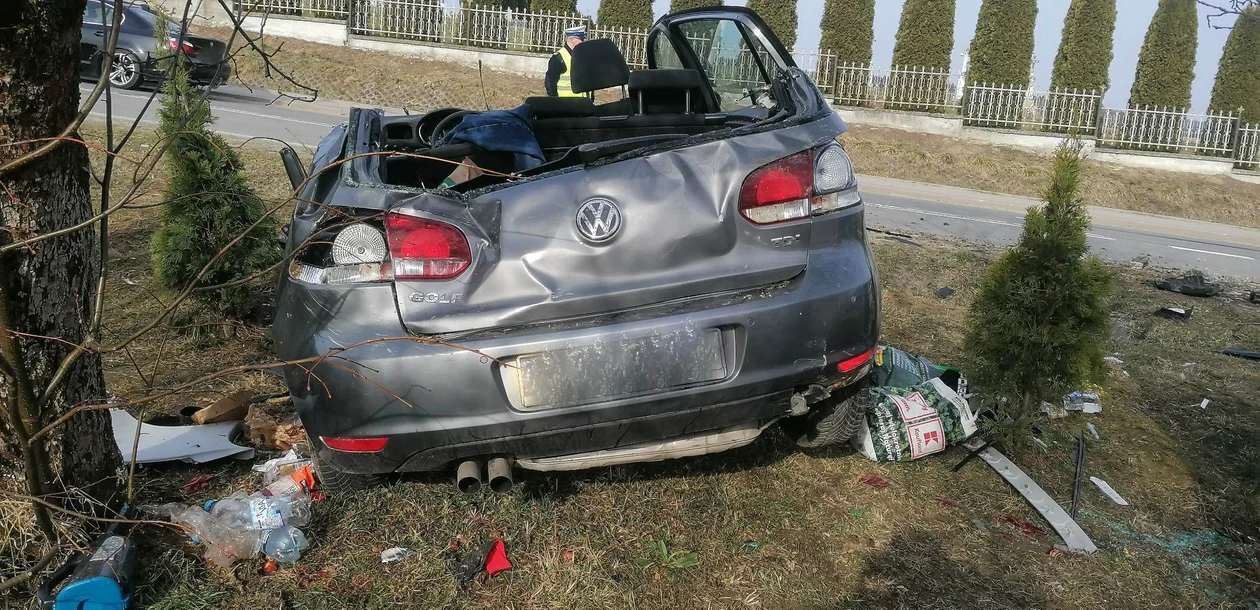 Makabrycznie wyglądający wypadek w Czaszynie. Zobacz nagranie i zdjęcia