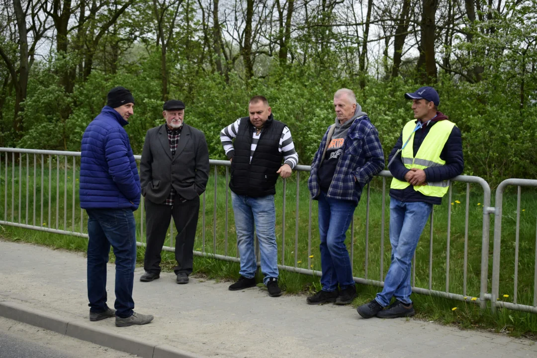 Rolnicy na proteście w Rzędzianowicach [ZDJĘCIA]