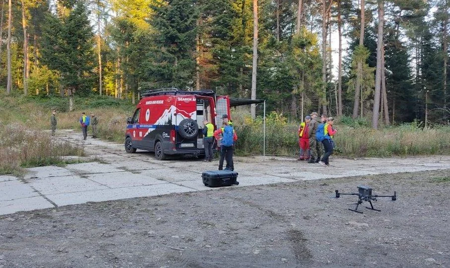 Szkolenie służb na Jeziorze Solińskim