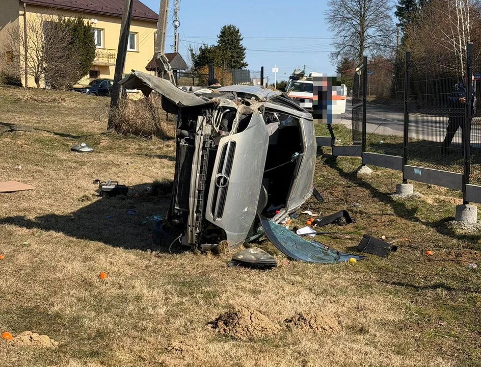 Zdarzenie na ulicy Beskidzkiej w Rzeszowie