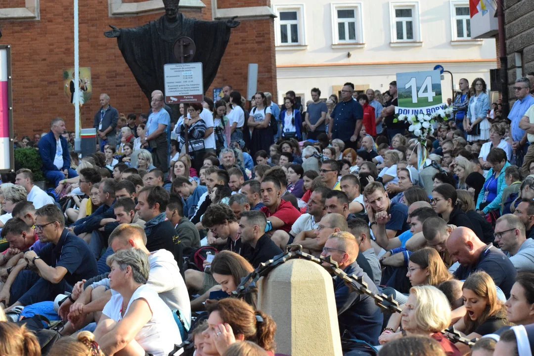 Wyjście Pielgrzymki Tarnowskiej z Tarnowa