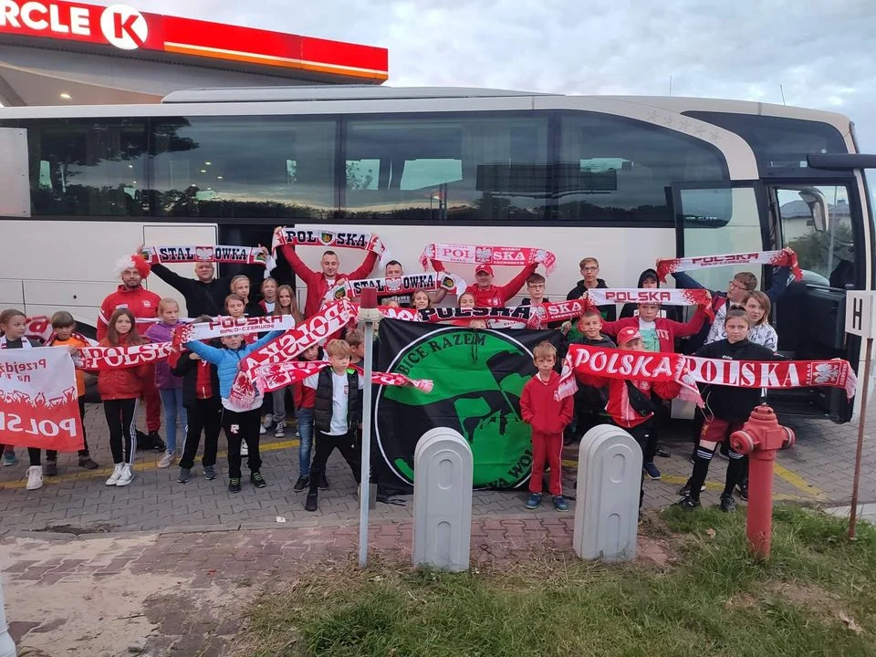 Kibice ze Stalowej Woli na meczu Polska - Holandia