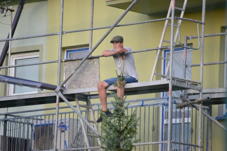 Kibice na meczu Siarka Tarnobrzeg - Karpaty Krosno