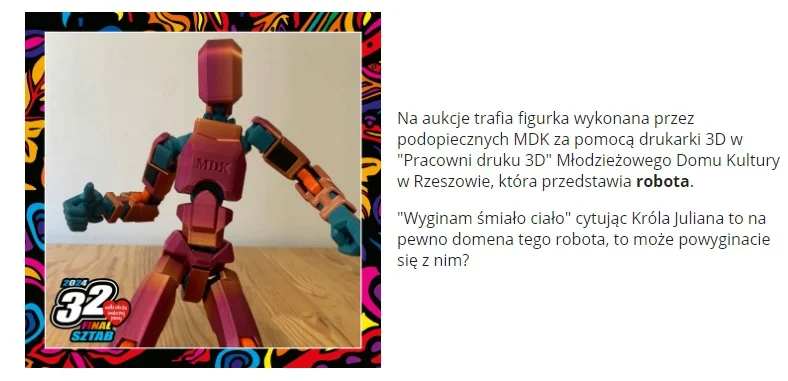 Figurka 3D - "Robot"