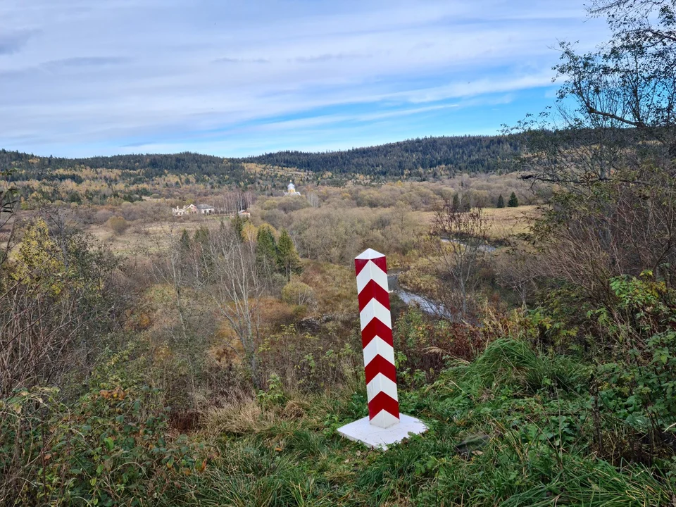 Słupek graniczny w Sokolikach