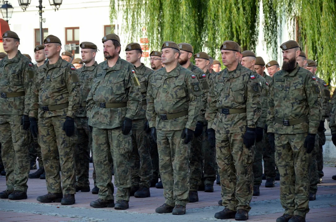 Uroczysta przysięga terytorialsów z Podkarpacia