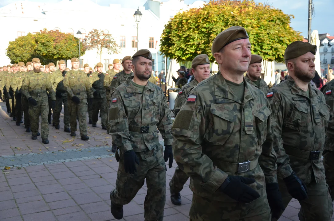 Uroczysta przysięga terytorialsów z Podkarpacia