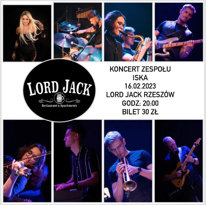 Koncert zespołu ISKA w LORD JACK - 16.02