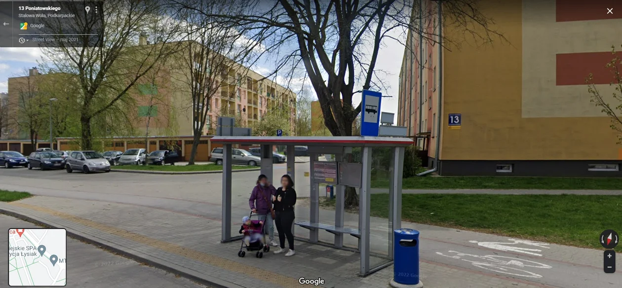 Google Street View 2021 - zdjęcia ze Stalowej Woli, Tarnobrzega i Grębowa