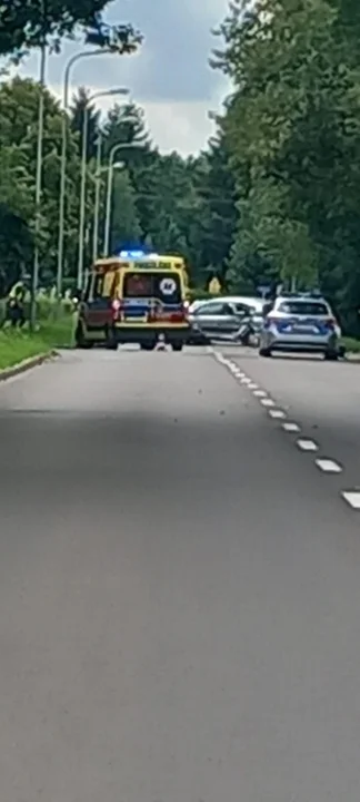 Wypadek na ulicy Miłocińskiej  w Rzeszowie