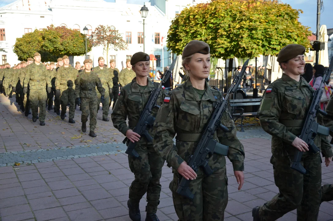 Uroczysta przysięga terytorialsów z Podkarpacia