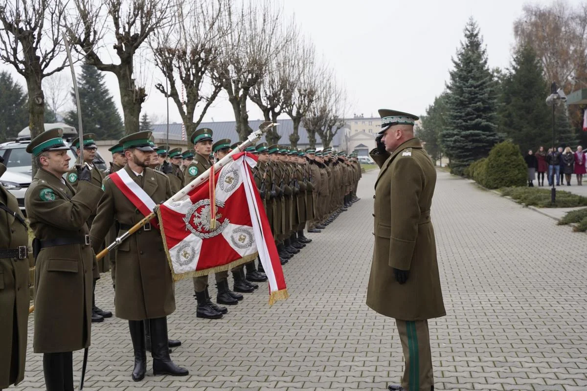 Uroczyste powitanie gen. bryg. SG Andrzeja Popko