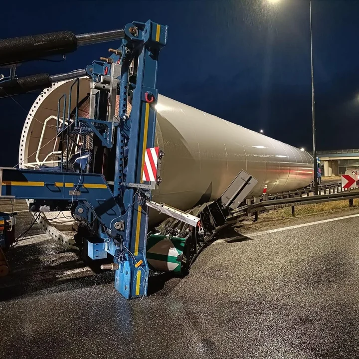 Utrudnienia na autostradzie A4 pod Rzeszowem