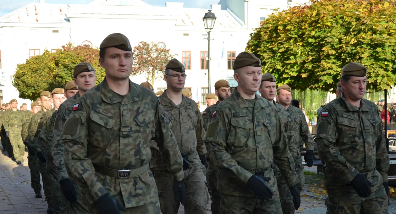 Uroczysta przysięga terytorialsów z Podkarpacia