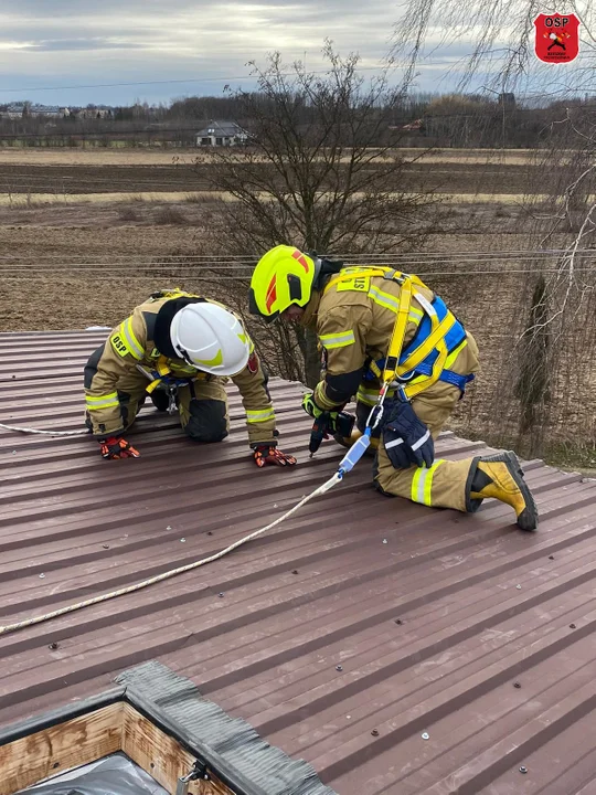 Rz24: Interwencja straży pożarnej 18-21 lutego w związku z wichurą