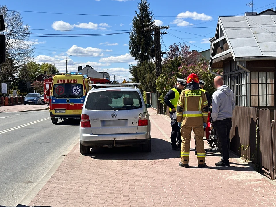 Wypadek na ul. Obrońców Pokoju w Kolbuszowej - 29 kwietnia 2026 r.
