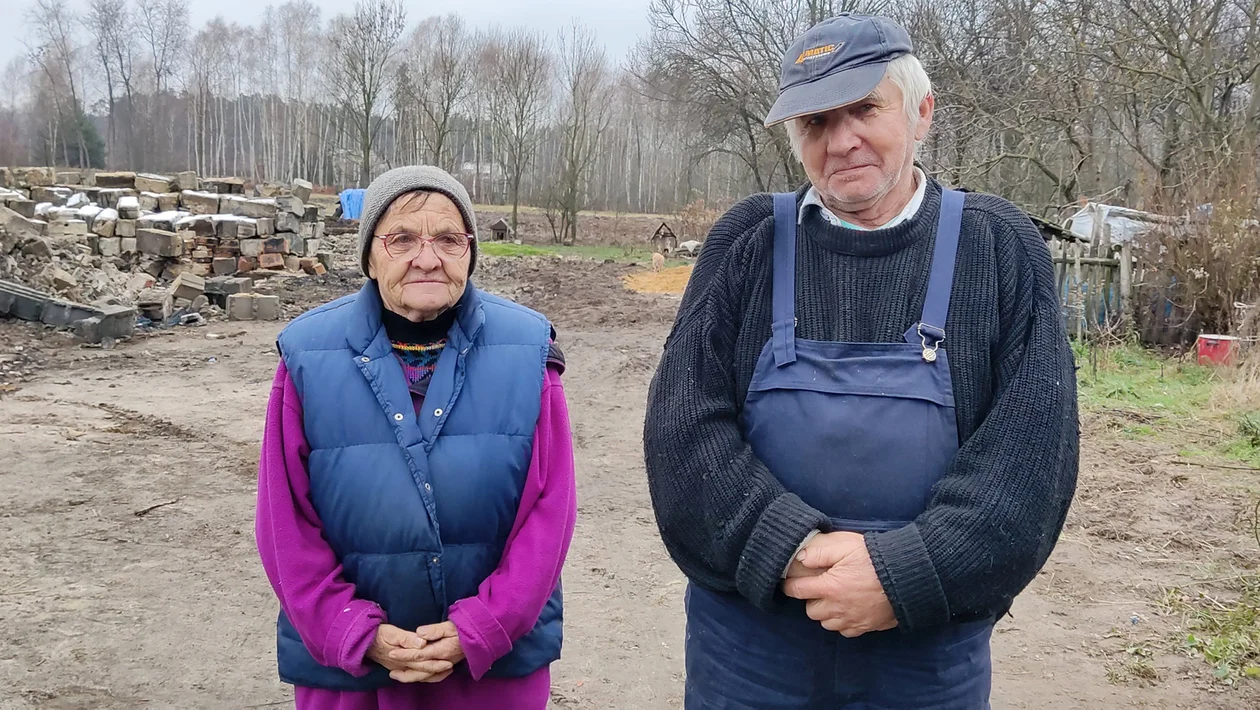 Gospodarstwo państwa Bryk z Nowej Wsi po pożarze