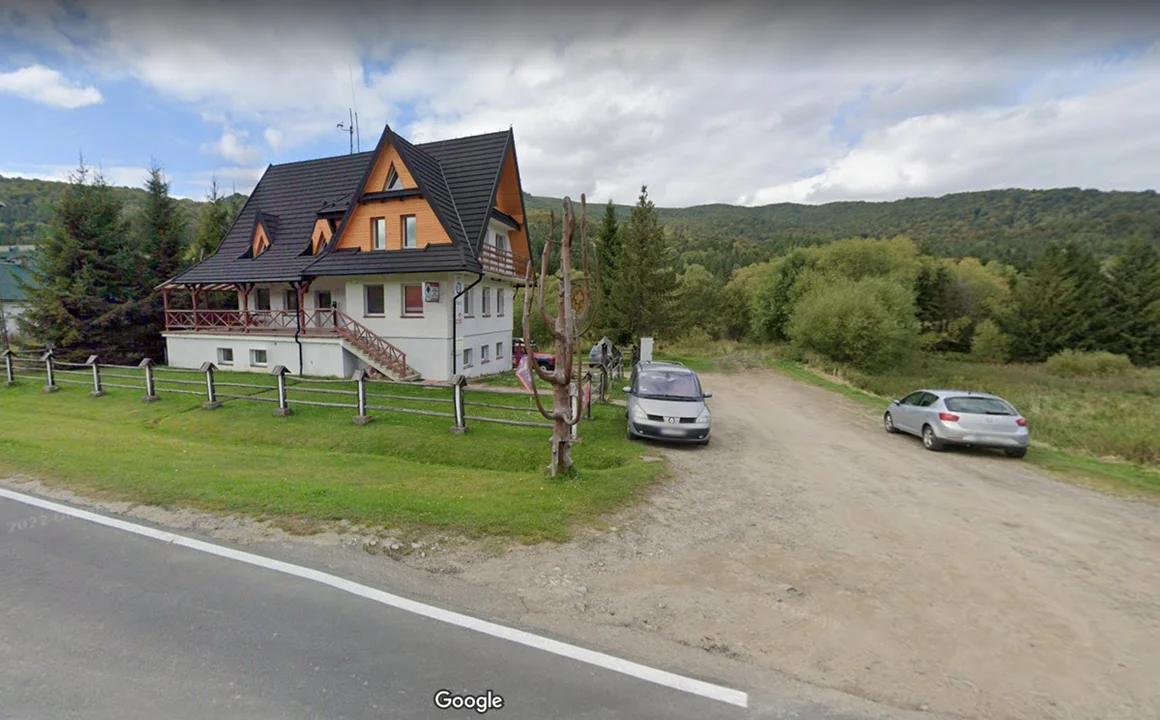 Google Street View Ustrzyki Górne, Wołosate 2021