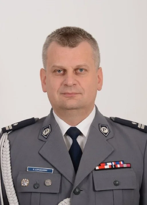 PODINSPEKTOR KRZYSZTOF ŁOPUSZAŃSKI - KPP Jasło