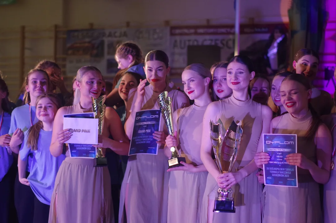 Studio Tańca i Ruchu FRAM z Tarnobrzega z Grand Prix Ogólnopolskiego Turnieju Formacji Tanecznych Suchedniów 2023. To nie było jedno wyróżnienie
