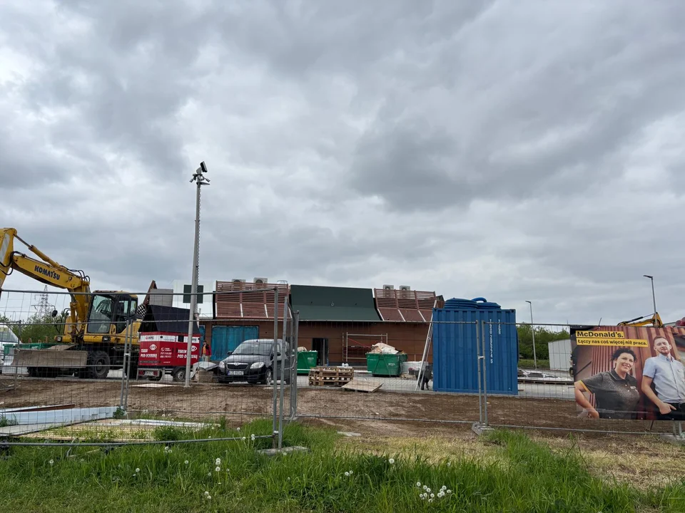 Budowa nowego McDonald`s w Rzeszowie